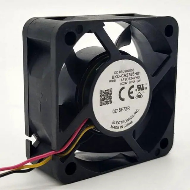 Alt view image 2 of 7 - 50mm Fan DC24V 0.15A 3.6W AFB0524VHD 5020 Speed 7000RPM 5cm Dual Ball Inverter Three Wire Cooling Fan 50 * 50 * 20MM (3pin)