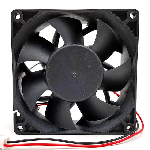 Alt view image 3 of 7 - 90MM Fan DC24V 0.60A 12.48W 9cm Welding Machine DCS9238HB24 9038 5500RPM 90 * 90 * 38mm Inverter High Air Flow Cooling Fan (2pin)