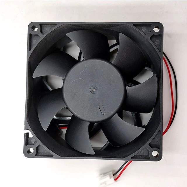 Alt view image 7 of 7 - 90MM Fan DC24V 0.60A 12.48W 9cm Welding Machine DCS9238HB24 9038 5500RPM 90 * 90 * 38mm Inverter High Air Flow Cooling Fan (2pin)