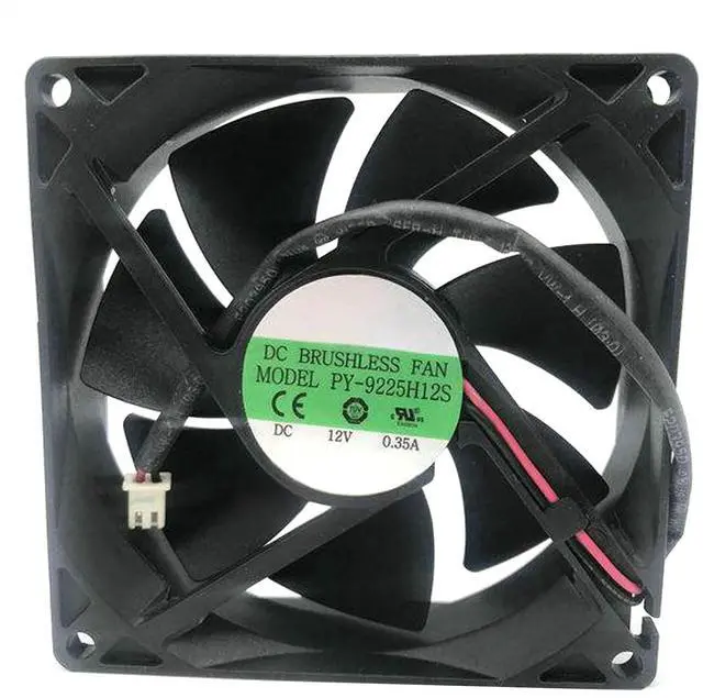 Main image of 120MM 12025 DC12V 0.35A 4.2W 120 * 120 * 25MM 2500RPM POWERYEAR PY-1225H12S 12CM Dual Ball Chassis Cooling Fan (2pin)