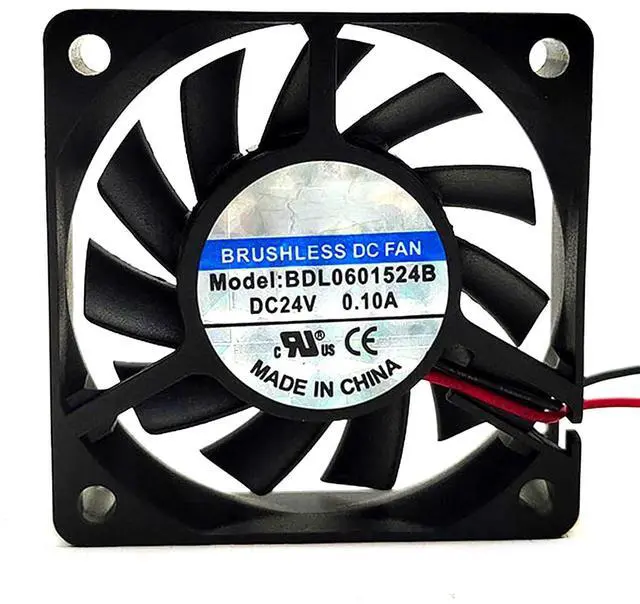 Main image of 60MM DC24V Fan 0.10A 2.4W 4000RPM BDL0601524B 6015 60 * 60 * 15MM 6CM Double Ball Cooling Fan (2pin)