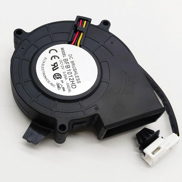 Main image of 100mm Fan DC12V 0.58A for Delta BFB1012HD-04D4L 100 * 22.9MM 6.96W 4000RPM 10cm Double Ball Blower Cooling Fan (3pin)
