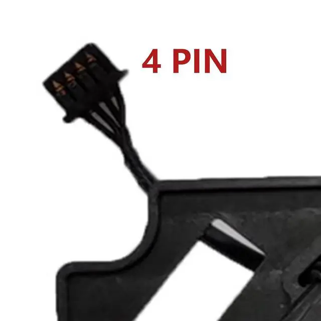 Alt view image 5 of 5 - CPU + GPU Cooling Fans Suitable for HP Zbook 17 G3 17 G4 Series Laptop Cooler Fan 5V 0.5A 4 PIN DFS2001054M0T FGD9 848377-001 + DFS561405PL0T FGDN 848378-001