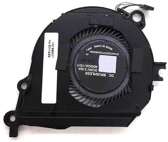 Main image of CPU + GPU Cooling Fans Suitable for HP Spectre X360 13" 13-AP 13-AE 13T-AE 13T-AE000 TPN-Q199 13-AE000TU 001TU 002TU 003TU 004TU 005TU 006TU 007TU 027TU Laptop Fan L04885-001+ L04886-001 (CPU)