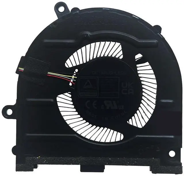 Main image of CPU + GPU Cooling Fans Suitable for HP Pavilion Pro Plus 14 14T-EH 14-EH TPN-W154 14-EH1299NR 14T-EH000 Laptop Cooler Fan 5V 0.5A 4 PIN DFS5K12304363L N10440-001 + DFS5F22B04867K N10439-001 (CPU)