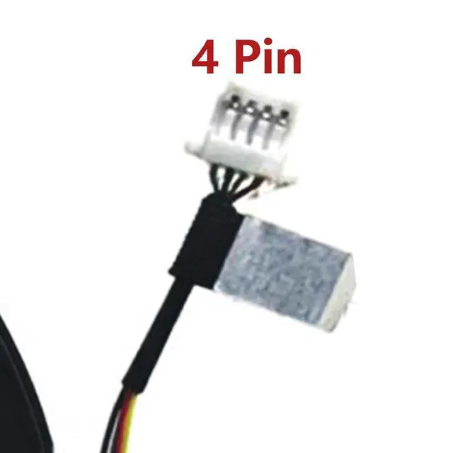 Alt view image 5 of 5 - CPU + GPU Cooling Fans Suitable for HP Pavilion Pro Plus 14 14T-EH 14-EH TPN-W154 14-EH1299NR 14T-EH000 Laptop Cooler Fan 5V 0.5A 4 PIN DFS5K12304363L N10440-001 + DFS5F22B04867K N10439-001 (2PCS)
