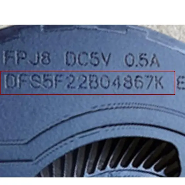 Alt view image 4 of 5 - CPU + GPU Cooling Fans Suitable for HP Pavilion Pro Plus 14 14T-EH 14-EH TPN-W154 14-EH1299NR 14T-EH000 Laptop Cooler Fan 5V 0.5A 4 PIN DFS5K12304363L N10440-001 + DFS5F22B04867K N10439-001 (2PCS)