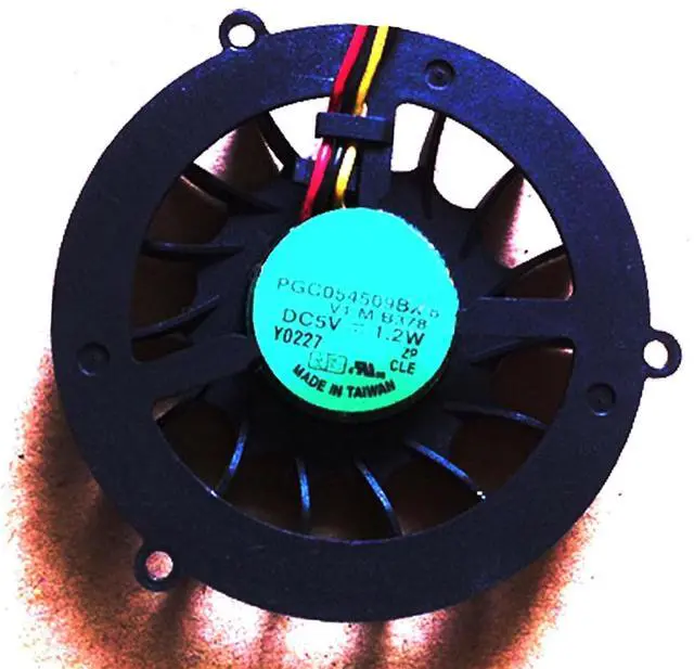 Main image of CPU Cooling Fans Suitable for HP Presario 1500 900Z 900 for HP EVO N1020V N1000V N1000C Series Laptop Cooler Fan 5V 0.24A 3 PIN P/N: 291594-001 PGC054509BX-8
