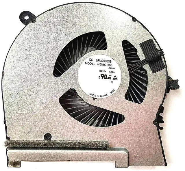 Main image of CPU + GPU Cooling Fans Suitable for HP OMEN 5 Air 15T-DH 15-DH TPN-C143 15-DH001NR 15-DH002NR 15-DH0015NR 15-DH0006TX 15-DH0007TX 15-DH0008TX 15-DH0009TX 15-DH0161TX 15T-DH000 Laptop Cooler Fan (CPU)