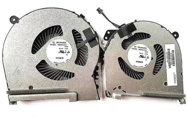 Main image of CPU + GPU Cooling Fans Suitable for HP OMEN 5 Air 15T-DH 15-DH TPN-C143 15-DH001NR 15-DH002NR 15-DH0015NR 15-DH0006TX 15-DH0007TX 15-DH0008TX 15-DH0009TX 15-DH0161TX 15T-DH000 Laptop Cooler FAN (2PCS)