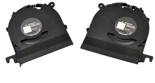 Main image of CPU + GPU Cooling Fans Suitable for HP EliteBook X360 1020 G2 HSN-I09C Series Laptop Cooler Fan 5V 0.4A 4 PIN ND55C29-16K22 + ND55C29-16K21 (2PCS)