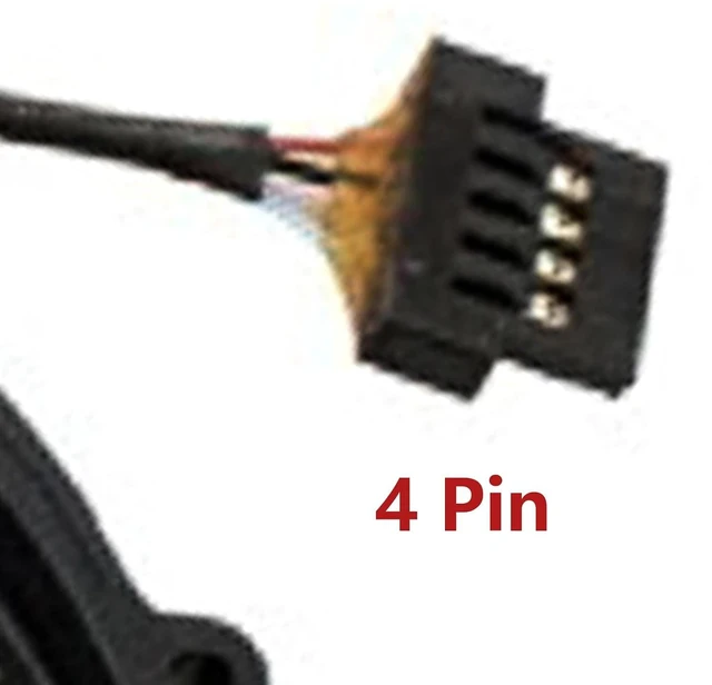 Alt view image 4 of 5 - CPU + GPU Cooling Fans Suitable for HP EliteBook X360 1020 G2 HSN-I09C Series Laptop Cooler Fan 5V 0.4A 4 PIN ND55C29-16K22 + ND55C29-16K21 (CPU)