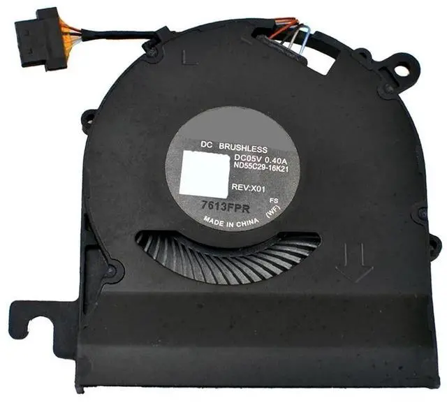 Main image of CPU + GPU Cooling Fans Suitable for HP EliteBook X360 1020 G2 HSN-I09C Series Laptop Cooler Fan 5V 0.4A 4 PIN ND55C29-16K22 + ND55C29-16K21 (GPU)