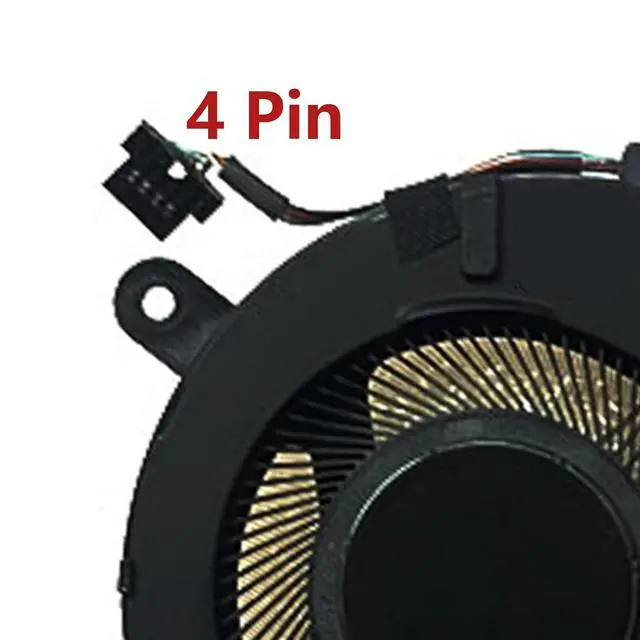 Alt view image 4 of 5 - CPU Cooling Fans Suitable for HP Pavilion Discrete Graphic 14 14-DV 14T-DV 14-DV0010WM 14-DV0003TX 14-DV0065ST 14-DV0097NR 14T-DV000 TPN-Q244 Laptop Cooler Fan M24539-001 EG50040S1-CL30-S9A 5V 4 PIN