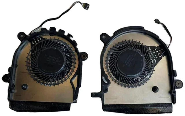 Alt view image 2 of 5 - CPU + GPU Cooling Fans Suitable for HP EliteBook x360 1030 G4 HSN-Q20C Series Laptop Cooler Fan 5V 0.5A 4 PIN P/N; L75139-001 ND55C02-19D08 + ND55C02-19D07 (2PCS)