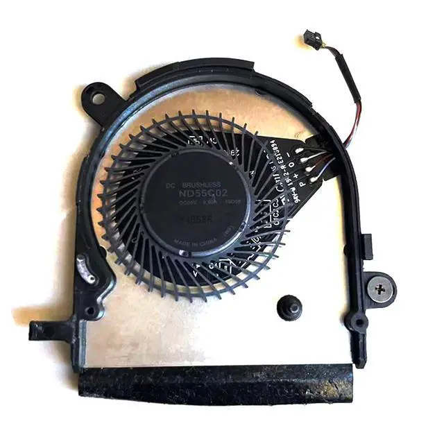 Alt view image 2 of 5 - CPU + GPU Cooling Fans Suitable for HP EliteBook x360 1030 G4 HSN-Q20C Series Laptop Cooler Fan 5V 0.5A 4 PIN P/N; L75139-001 ND55C02-19D08 + ND55C02-19D07 (CPU)