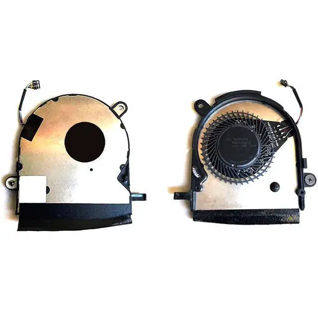 Alt view image 5 of 5 - CPU + GPU Cooling Fans Suitable for HP EliteBook x360 1030 G4 HSN-Q20C Series Laptop Cooler Fan 5V 0.5A 4 PIN P/N; L75139-001 ND55C02-19D08 + ND55C02-19D07 (CPU)