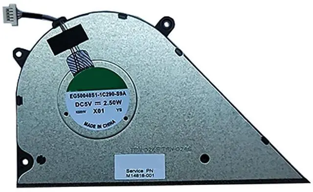 Main image of CPU Cooling Fans Suitable for HP Pavilion 15 15-EH 15-EG 15-EG0077TU 15-EG0102TX TPN-Q245 TPN-Q246 Integrated Graphic Series Laptop Cooler Fan 5V 0.5A 4 PIN P/N: M14818-001 EG50040S1-1C209-S9A