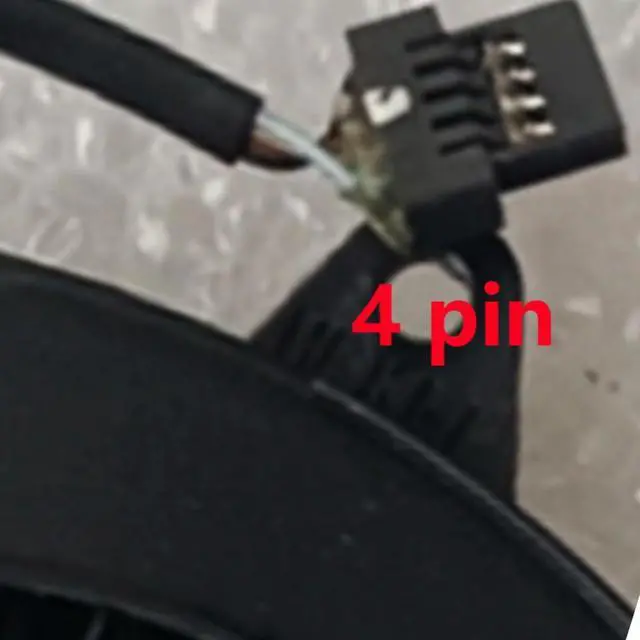 Alt view image 3 of 5 - CPU Cooling Fans Suitable for HP Pavilion 15 15-EH 15-EG 15-EG0077TU 15-EG0102TX TPN-Q245 TPN-Q246 Discrete Graphic Series Laptop Cooler Fan 5V 0.5A 4 PIN P/N: M20333-001 EG50040S1-CL50-S9A