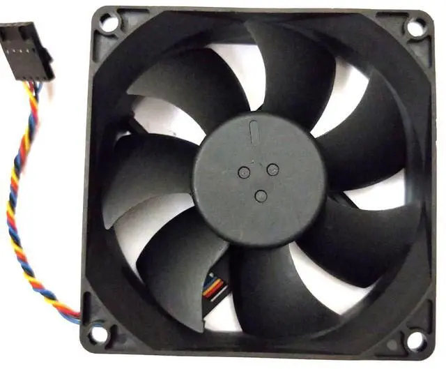 Alt view image 4 of 7 - 80MM for Foxconn PVA080G12H-P00 DC12V Fan 8025 8CM 0.60A Speed Control Fan 80 * 80 * 25mm PWM Temperature Control Fan (4-pin)