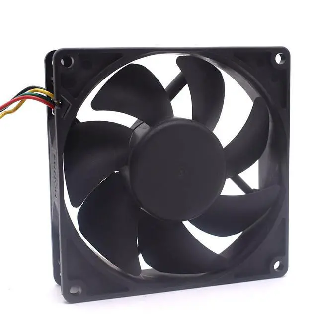 Alt view image 4 of 5 - 90MM for Foxconn 9CM 9025 PV902512L DC12V Fan 0.16A 3-Wire Speed Measurement CPU Fan 90 * 90 * 25mm Power Fan Silent Chassis Cooling Fan (3pin)