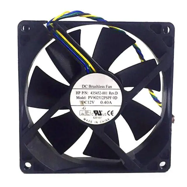 Alt view image 2 of 5 - 90MM for Foxconn 9025 9CM PV902512PPSF 0D DC12V Fan 0.40A 9225 4-Wire PWM Power Fan 90x90x25mm CPU Chassis Fan (4pin)