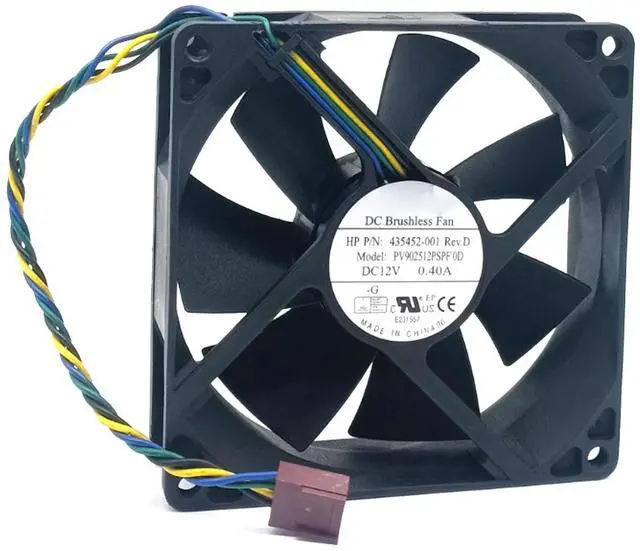 Main image of 90MM for Foxconn 9025 9CM PV902512PPSF 0D DC12V Fan 0.40A 9225 4-Wire PWM Power Fan 90x90x25mm CPU Chassis Fan (4pin)