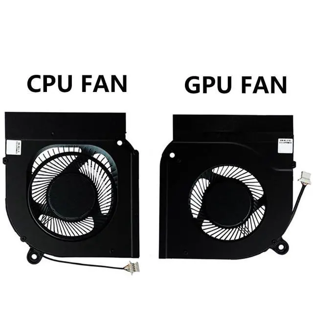 Alt view image 3 of 7 - CPU+GPU Cooling Fans Suitable for Ac-er Predator Helios 300 PH317 53 54 PH315 52 53 for Nitro 5 AN515 45 44 43 57 56 55 AN517 41 51 52 54 N20C1 N20C2 N20C3 DFS5K223052836 DFS5310050PL0T 5V 4 Pin