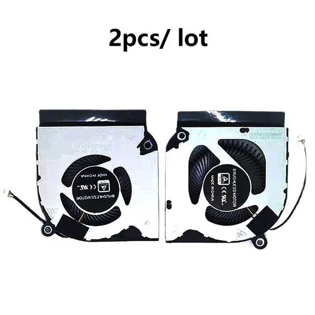 Alt view image 5 of 7 - CPU+GPU Cooling Fans Suitable for Ac-er Predator Helios 300 PH317 53 54 PH315 52 53 for Nitro 5 AN515 45 44 43 57 56 55 AN517 41 51 52 54 N20C1 N20C2 N20C3 DFS5K223052836 DFS5310050PL0T 5V 4 Pin