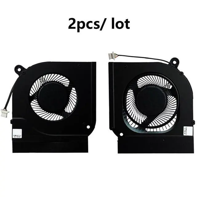 Alt view image 6 of 7 - CPU+GPU Cooling Fans Suitable for Ac-er Predator Helios 300 PH317 53 54 PH315 52 53 for Nitro 5 AN515 45 44 43 57 56 55 AN517 41 51 52 54 N20C1 N20C2 N20C3 DFS5K223052836 DFS5310050PL0T 5V 4 Pin