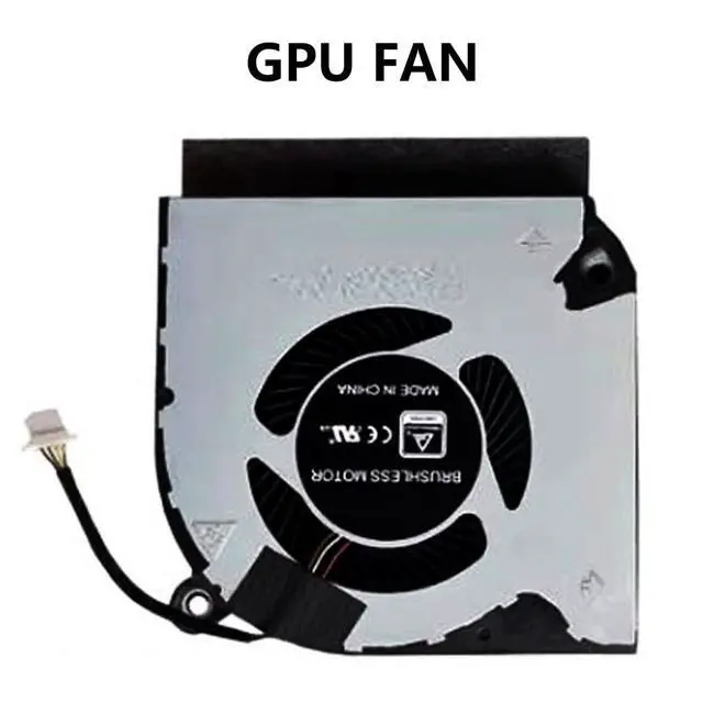 Alt view image 6 of 7 - GPU Cooling Fans Suitable for Ac-er Predator Helios 300 PH317 53 54 PH315 52 53 for Nitro 5 AN515 45 44 43 57 56 55 AN517 41 51 52 54 N20C1 N20C2 N20C3 Series DFS5310050PL0T FML9 5V 0.5A 4 Pin
