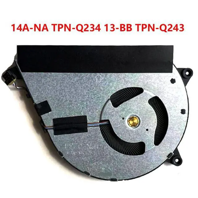 Alt view image 6 of 7 - CPU Cooling Fans Suitable for HP Chromebook 14A-NA TPN-Q234 13-BB TPN-Q243 Series Laptop Cooler Fan ND75C39 5V 0.5A 4 PIN P/N: M33916-001 M23599-001