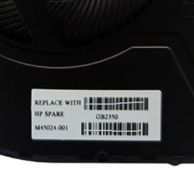 Alt view image 5 of 7 - 5V 0.5A 4 PIN CPU Cooling Fans Suitable for HP Pavilion X360 15-ER 15T-ER TPN-W147 15-ER0125OD 15-ER1047NR 15-ER0097NR Series Laptop Cooler Fan DFS5K22B056735 FN9W P/N: M45131-001