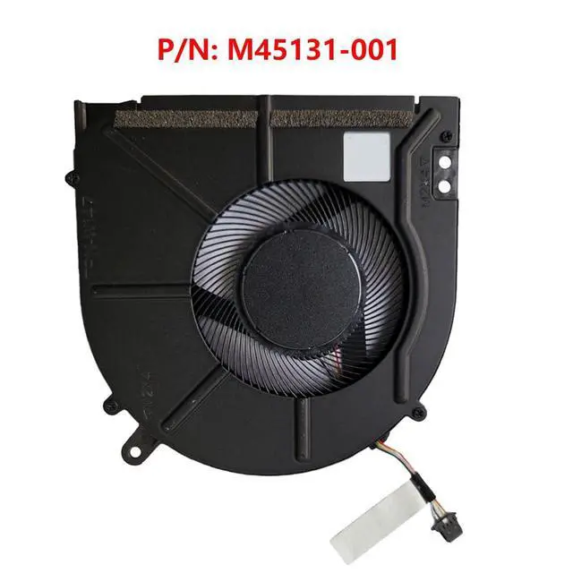 Alt view image 7 of 7 - 5V 0.5A 4 PIN CPU Cooling Fans Suitable for HP Pavilion X360 15-ER 15T-ER TPN-W147 15-ER0125OD 15-ER1047NR 15-ER0097NR Series Laptop Cooler Fan DFS5K22B056735 FN9W P/N: M45131-001