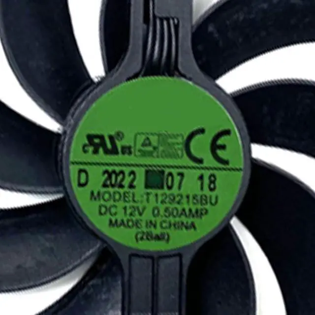 Alt view image 6 of 7 - Graphics Card Cooling Fans Suitable for PNY Manli LEADTEK RTX 2080 2080TI 2080S 2070S GTX 1080ti Series Desktop 85mm T129215SU 12V 0.50A 4Pin Video Card Cooler Fans GPU Fan