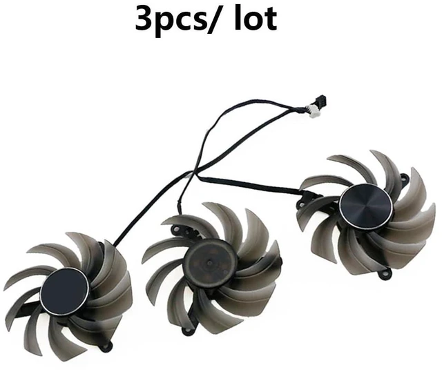 Alt view image 6 of 7 - Graphics Card Cooling Fans Suitable for PALIT RTX 3060ti 3070 3070TI 3080 3080TI 3090 GamingPro OC Series Desktop 82mm TH8015S2H-PC001 FD8015U12D 12V 0.45A 4Pin Video Card Cooler Fans GPU Fan
