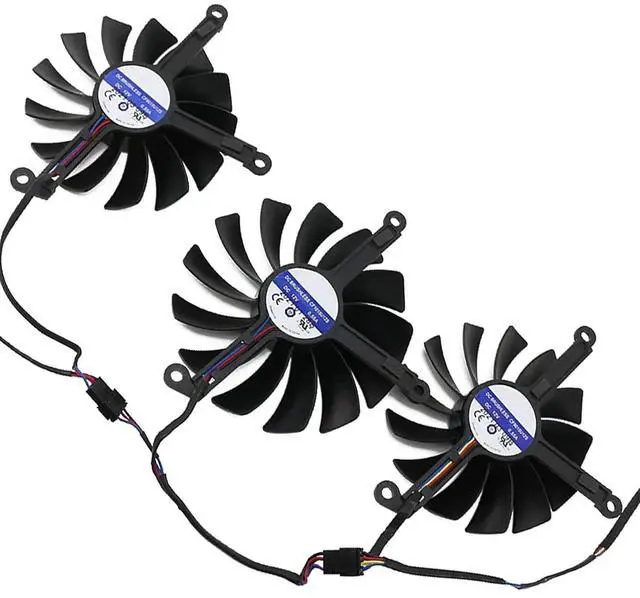 Main image of Graphics Card Cooling Fans Suitable for XFX RX 6800 6800XT 6900XT Speedster 319 Series Desktop Video Card Cooler Fans GPU Fan 85MM CF9015U12D 95mm CF1015U12D 12V 0.55A 4Pin