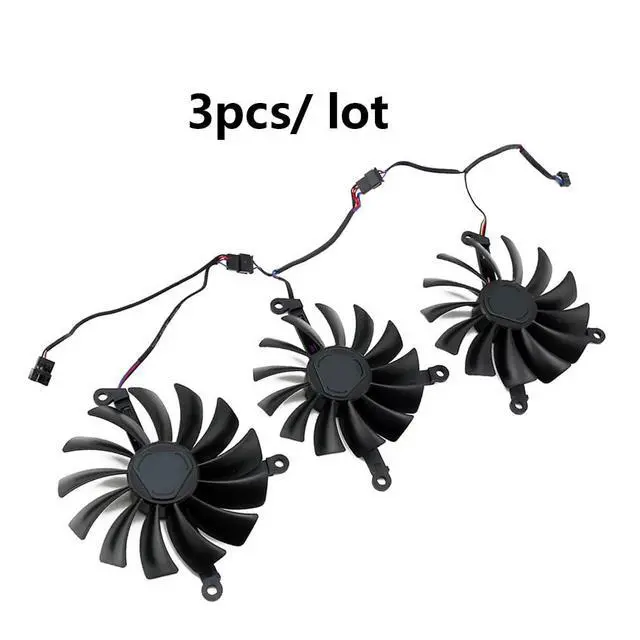 Alt view image 6 of 7 - Graphics Card Cooling Fans Suitable for XFX RX 6800 6800XT 6900XT Speedster 319 Series Desktop Video Card Cooler Fans GPU Fan 85MM CF9015U12D 95mm CF1015U12D 12V 0.55A 4Pin