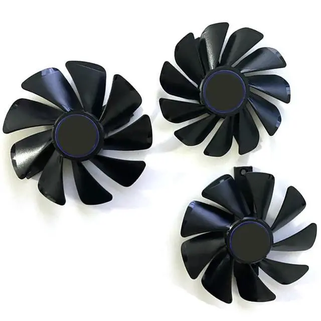 Alt view image 5 of 6 - Graphics Card Cooling Fans Suitable for Sapphire RX 5700 5700XT Nitro+ Special Edition D6 OC Series 95mm 85mm FD10015M12D FDC10H12D9-C 12V 0.45/0.35A 6PIN Desktop Video Card Cooler Fans GPU Fan