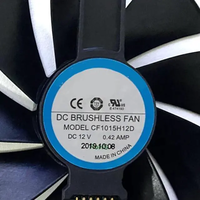 Alt view image 6 of 6 - Graphics Card Cooling Fans Suitable for Sapphire RX 5700 5700XT Nitro+ Special Edition D6 OC Series 95mm 85mm FD10015M12D FDC10H12D9-C 12V 0.45/0.35A 6PIN Desktop Video Card Cooler Fans GPU Fan