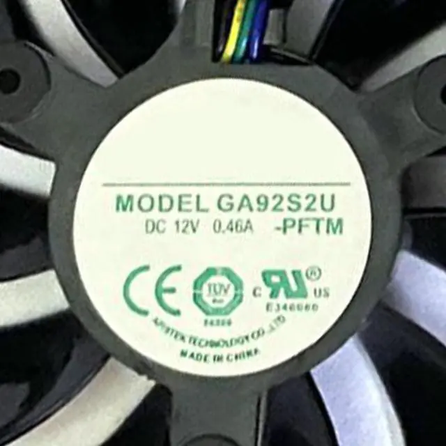 Alt view image 5 of 7 - Graphics Card Cooling Fans Suitable for Zotac RTX 2080ti 2080 2070S 2070 PGF OC Series Desktop 87mm GA92S2U 12V 0.46A 4 Pin Video Card Cooler Fans GPU Fan