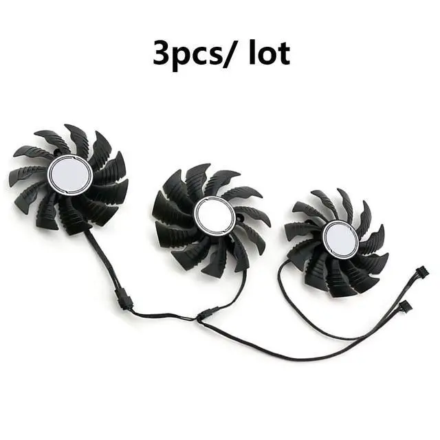 Alt view image 5 of 7 - Graphics Card Cooling Fans Suitable for GIGABYTE RTX 3070 3070TI Eagle OC Series Desktop 75mm PLD08010S12HH 12V 0.35A 4Pin Video Card Cooler Fans GPU Fan