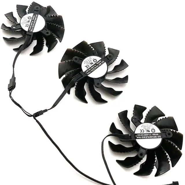 Main image of Graphics Card Cooling Fans Suitable for GIGABYTE RTX 3070 3070TI Eagle OC Series Desktop 75mm PLD08010S12HH 12V 0.35A 4Pin Video Card Cooler Fans GPU Fan
