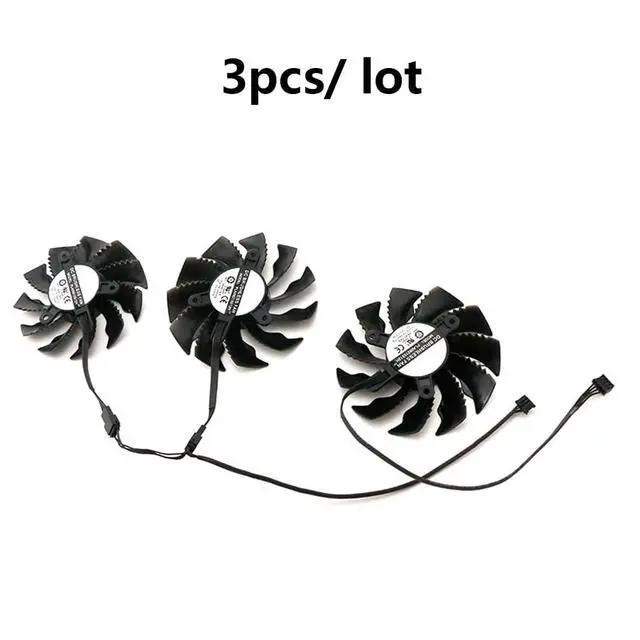 Alt view image 7 of 7 - Graphics Card Cooling Fans Suitable for GIGABYTE RTX 3070 3070TI Eagle OC Series Desktop 75mm PLD08010S12HH 12V 0.35A 4Pin Video Card Cooler Fans GPU Fan