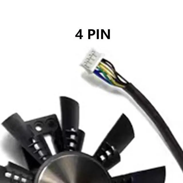 Alt view image 3 of 7 - Graphics Card Cooling Fans Suitable for ZOTAC GTX 1070 1070TI 1080 AMP Extreme Series Desktop GA92S2U 87mm 12V 0.46A 4Pin Video Card Cooler Fans GPU Fan