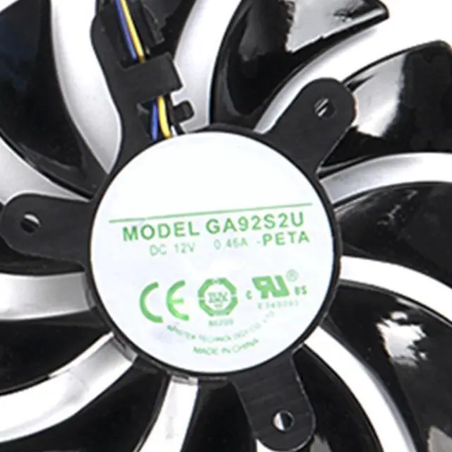 Alt view image 5 of 7 - Graphics Card Cooling Fans Suitable for ZOTAC RTX 2080 2080TI 2070 AMP Series Desktop 87mm GA92S2U 12V 0.46A 4Pin Video Card Cooler Fans GPU Fan