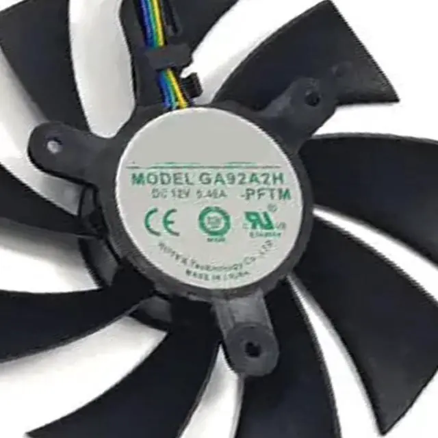 Alt view image 4 of 7 - Graphics Card Cooling Fans Suitable for ZOTAC RTX 2060 2060S 2070 2070S 2080 2080S 2080TI AMP Extreme Series Desktop 85mm GA92S2U 12V 0.46A 4Pin Video Card Cooler Fans GPU Fan