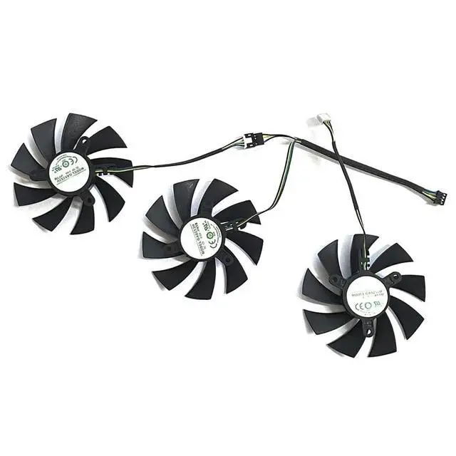 Alt view image 7 of 7 - Graphics Card Cooling Fans Suitable for ZOTAC RTX 2060 2060S 2070 2070S 2080 2080S 2080TI AMP Extreme Series Desktop 85mm GA92S2U 12V 0.46A 4Pin Video Card Cooler Fans GPU Fan