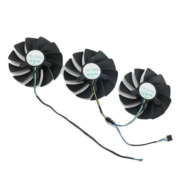 Alt view image 2 of 7 - Graphics Card Cooling Fans Suitable for ZOTAC RTX 3070ti 3080 3080ti 3090 3090ti AMP Holo/Trinity OC Series Desktop 87mm GA92S2U 12V 0.46A 4Pin Video Card Cooler Fans GPU Fan