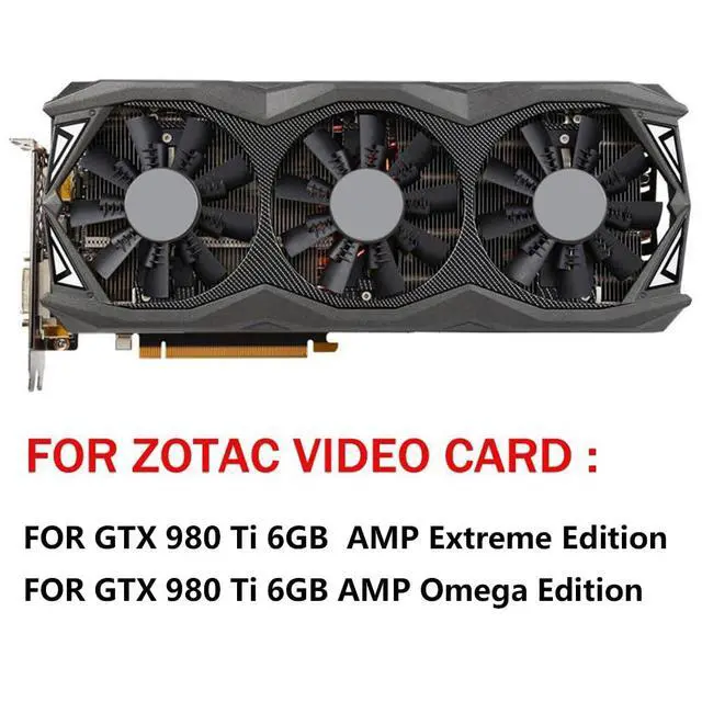 Alt view image 3 of 7 - Graphics Card Cooling Fans Suitable for ZOTAC GTX 980Ti Extreme/Omega AMP Edition Series Desktop 87mm GA92S2U 12V 0.46A 4Pin Video Card Cooler Fans GPU Fan